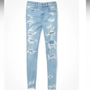 AE Ne(X)T Level Patched High-Waisted Jegging 6 X Long American Eagle